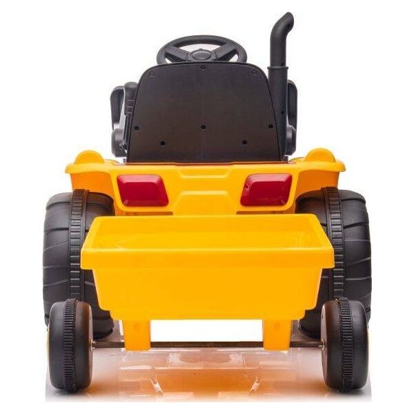 Lean Cars Traktor Na Akumulator Z Przyczepą S617 Żółty