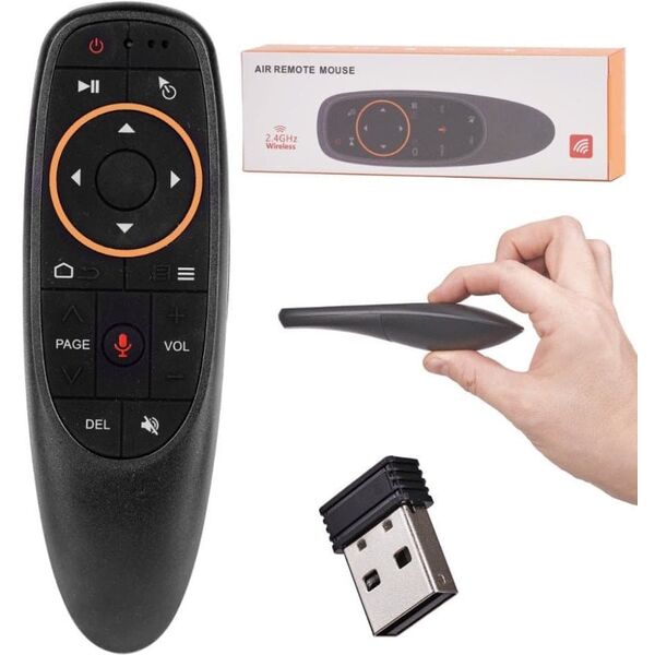 Roger Air Mouse PRO1 Ασύρματο τηλεχειριστήριο με γυροσκοπικό ποντίκι / μικρόφωνο