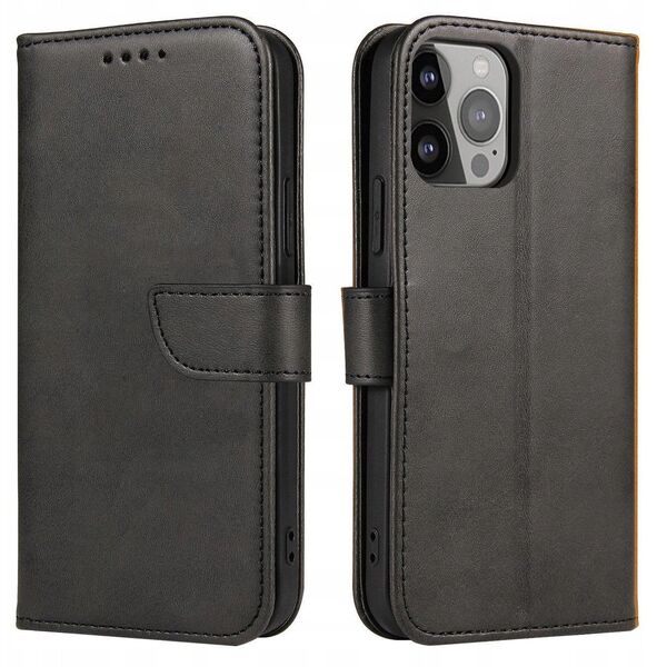 Θήκη Magnet Case με καπάκι για Samsung Galaxy S24 FE - μαύρο