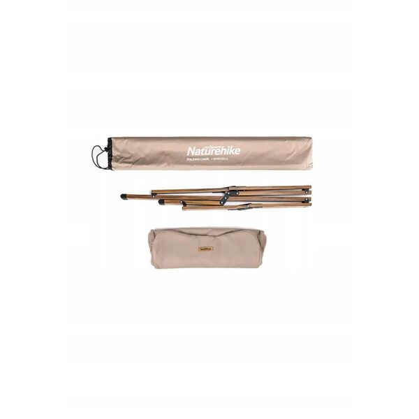 Πτυσσόμενη καρέκλα κάμπινγκ mw01 nh19y001-z-walnut NATUREHIKE