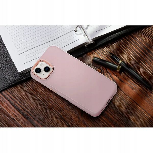 Θήκη FRAME για IPHONE 16e (SE 4 2025) σε πουδρέ ροζ