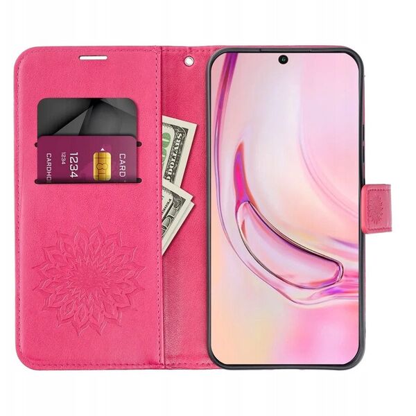 Θήκη βιβλίου MEZZO για XIAOMI Redmi Note 14 PRO 4G mandala magenta