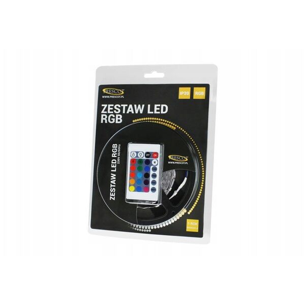 Σετ LED RGB Prescot PRZ-RGB-IP36W-24K 36W 150LED IP63 5mb με τηλεχειριστήριο 24 πλήκτρων