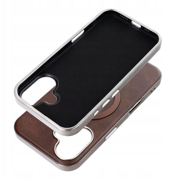 Θήκη GENTLEMAN MAG COVER συμβατή με MagSafe για IPHONE 11 καφέ