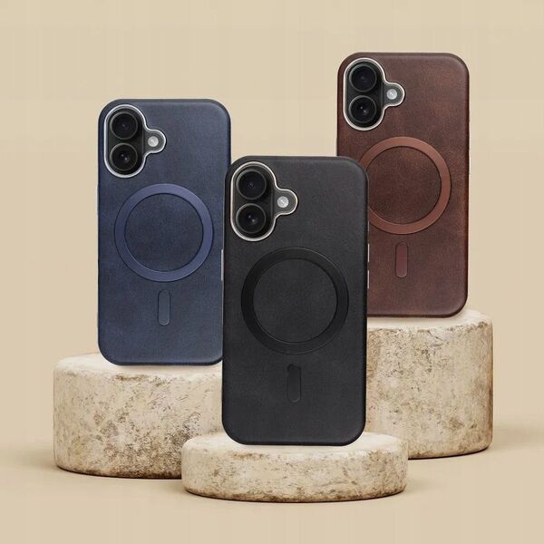 Θήκη GENTLEMAN MAG COVER συμβατή με MagSafe για IPHONE 11 καφέ