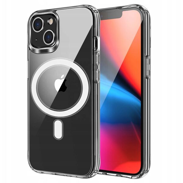 Θήκη CLEAR CASE 2 mm για IPHONE 15 Pro συμβατή με MagSafe (προστασία κάμερας) διαφανής