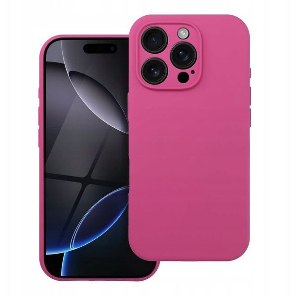 Θήκη SILICONE 2mm για IPHONE 15 Pro Max συμβατή με MagSafe ροζ
