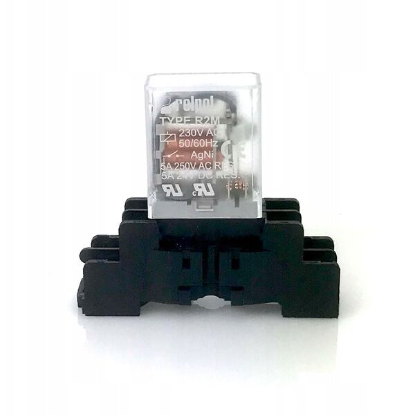 Βιομηχανικό ρελέ 2P 5A 24V DC R2M-2012-23-1024 617171 Relpol.