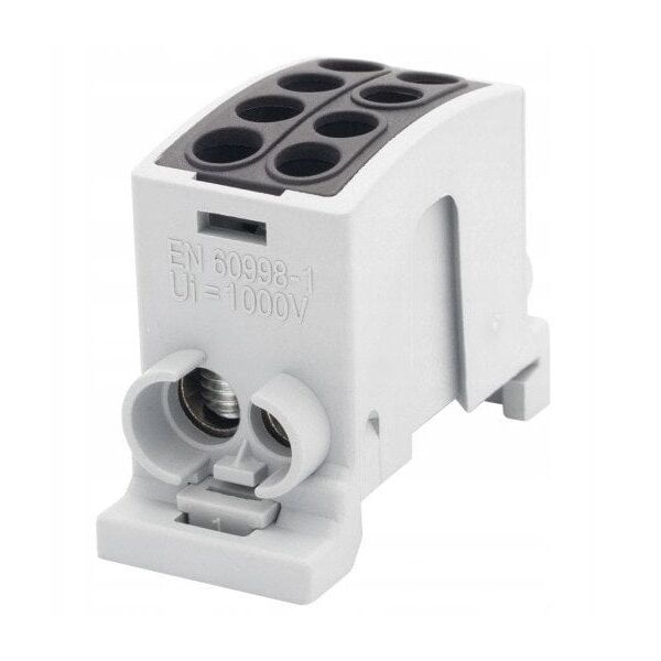 Σφιγκτήρας HLK F-ELEKTRO F2.0355 100A-2 (1x25,1x16 / 1x25,1x16) Al/Cu IP20 μαύρο