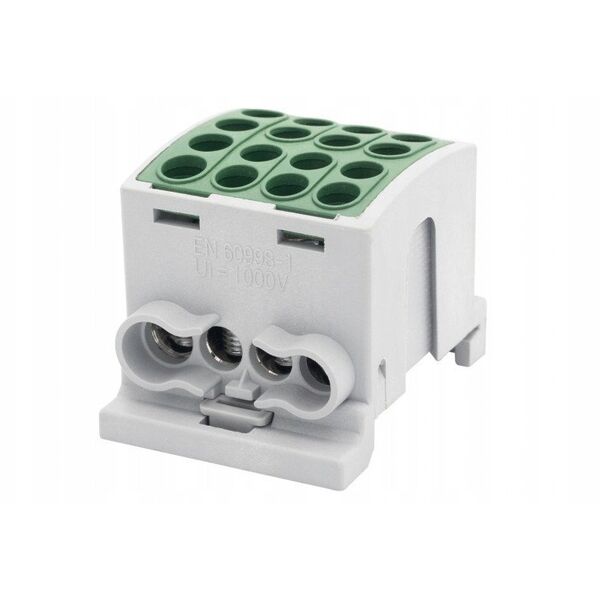 Σφιγκτήρας HLK F-ELEKTRO F2.0355 100A-2 (1x25,1x16 / 1x25,1x16) Al/Cu IP20 μαύρο