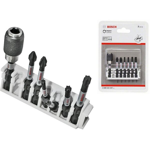 7PC Impact 50mm PH2,PZ2,T15-30+Uch.magn.