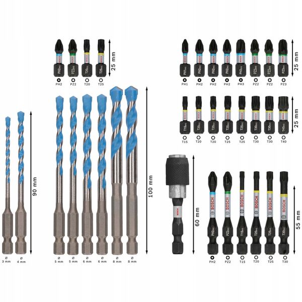Σετ τρυπανιών και μύτες PRO Mixed Set