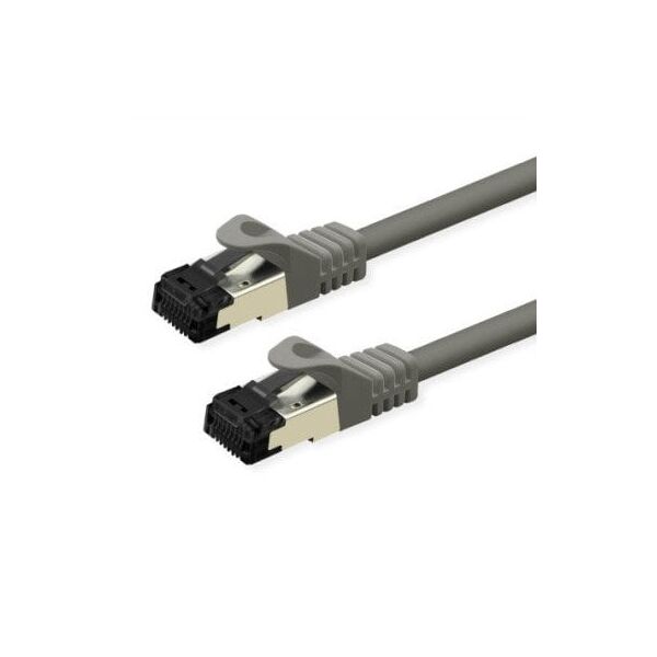Kabel krosowy VALUE S/FTP (PiMF) kat. 8 (klasa I), LSOH, elastyczny, szary, 3 m