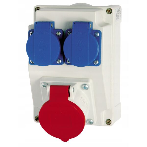 Σταθερός πίνακας AEP Jurata RJ325-2 υποδοχή 1x32A/5P + 2x230V IP44