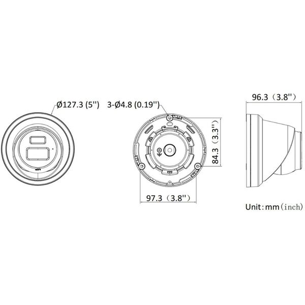 KAMERA IP DS-2CD2383G2-LI2U(2.8MM)(BLACK)/PL Smart Hybrid Light AcuSense - 8Mpx 4K UHD 2.8mm Hikvision
