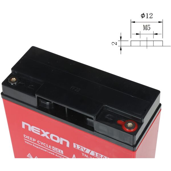 AKUMULATOR ŻELOWY 12V/18AH-NEXON NEXON