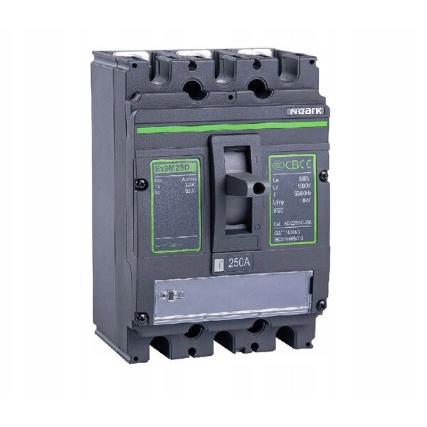Διακόπτης αποσύνδεσης Noark EX9M2SD 112801 M2 250A 3P AC EU γκρι