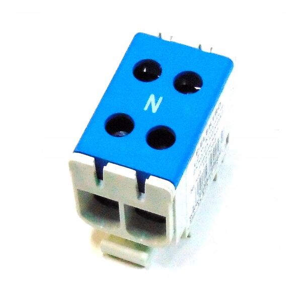 Σφιγκτήρας LZ σε σώμα F-ELEKTRO F2.0294 1-τροχιά (2x50/2x50mm2) Al/Cu μπλε