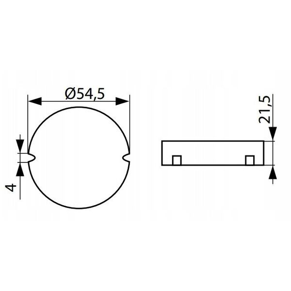 Kanlux Circo 24240 / 24242 ηλεκτρονικός τροφοδοτικό LED 12VDC 0-10W