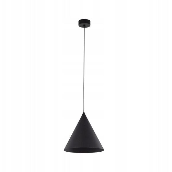 Φωτιστικό κρεμαστό Cono 6630 με 1x15W E27 μαύρο της TKKRYWULT