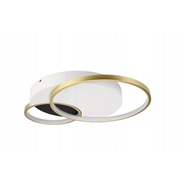 Lamkur Benito 50973 πλαφονιέρα λάμπα οροφής 31W LED 3000-6500K 4400 lm λευκό/χρυσό