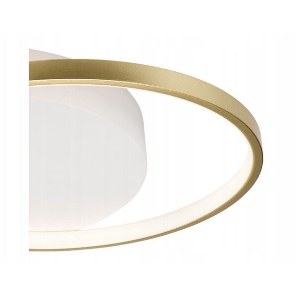 Lamkur Benito 50973 πλαφονιέρα λάμπα οροφής 31W LED 3000-6500K 4400 lm λευκό/χρυσό