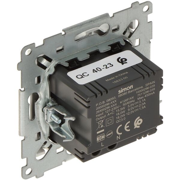 Πρίζα φόρτισης DEC2CA.01/11-SIMON54 Premium USB 5&nbsp|V DC / 3.1&nbsp|A