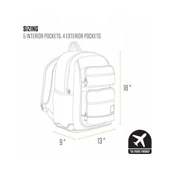 Σακίδιο Carhartt Μονής Θήκης 27 L Μαύρο