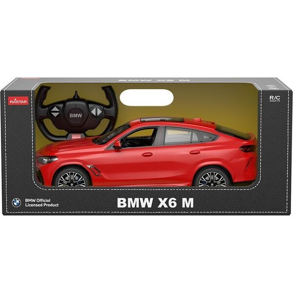 Rastar BMW X6 M czerwony RASTAR model 1:14 Zdalnie sterowane auto + Pilot 2,4 GHz