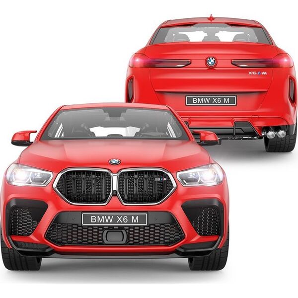 Rastar BMW X6 M czerwony RASTAR model 1:14 Zdalnie sterowane auto + Pilot 2,4 GHz
