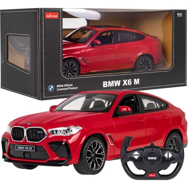 Rastar BMW X6 M czerwony RASTAR model 1:14 Zdalnie sterowane auto + Pilot 2,4 GHz