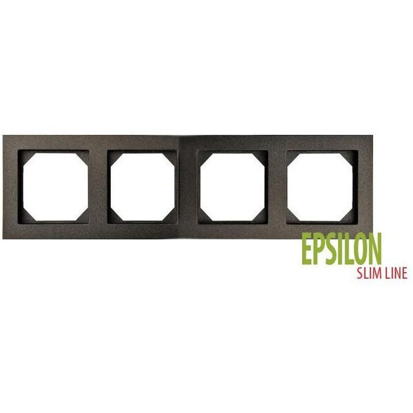 ΠΛΑΙΣΙΟ EPSILON SLIM 14-145-04 ΜΑΥΡΟ