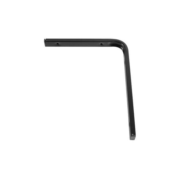 Βραχίονας ραφιού F-προφίλ 200x250 mm. - μαύρο