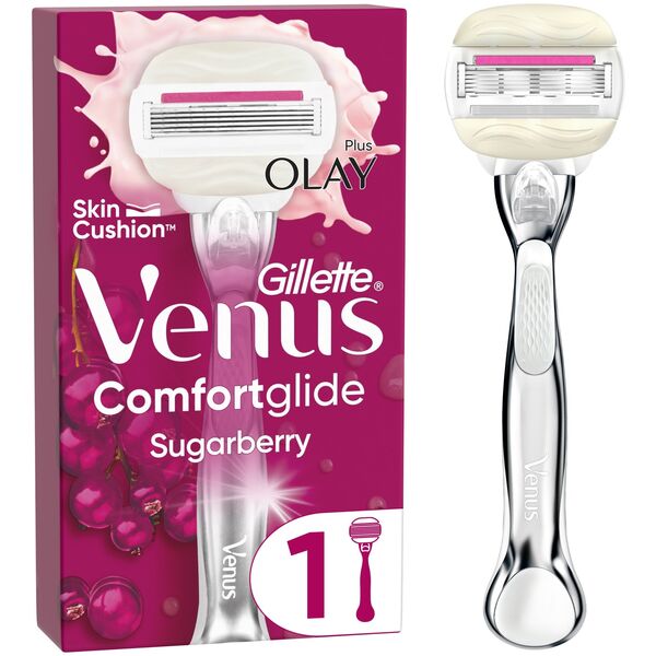 Ξυράφι με ανταλλακτική λεπίδα Gillette Venus Comfortglide Sugarberry για γυναίκες