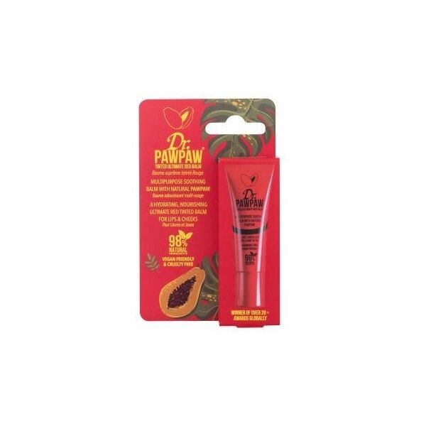 Πολυχρηστικό βάλσαμο χειλιών DR. PAWPAW, Ultimate Red, 10 ml