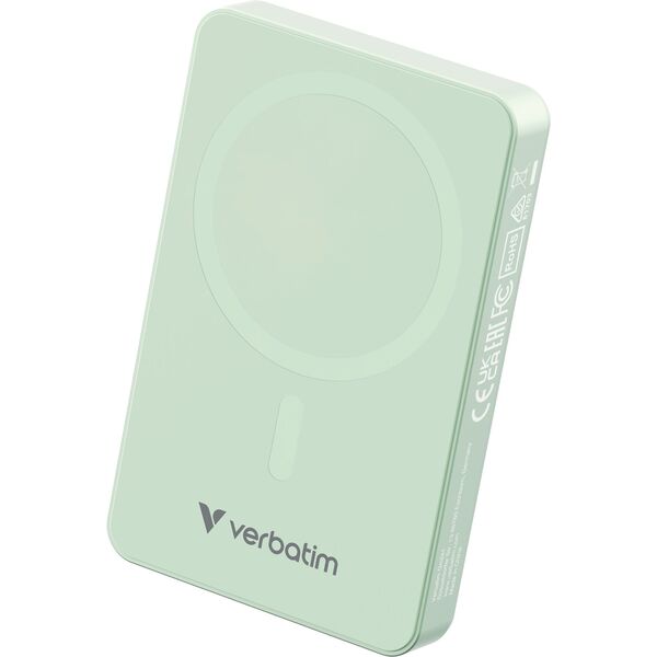 Verbatim Essential Power Bank μαγνητική ασύρματη 10000mAh πράσινο 32228
