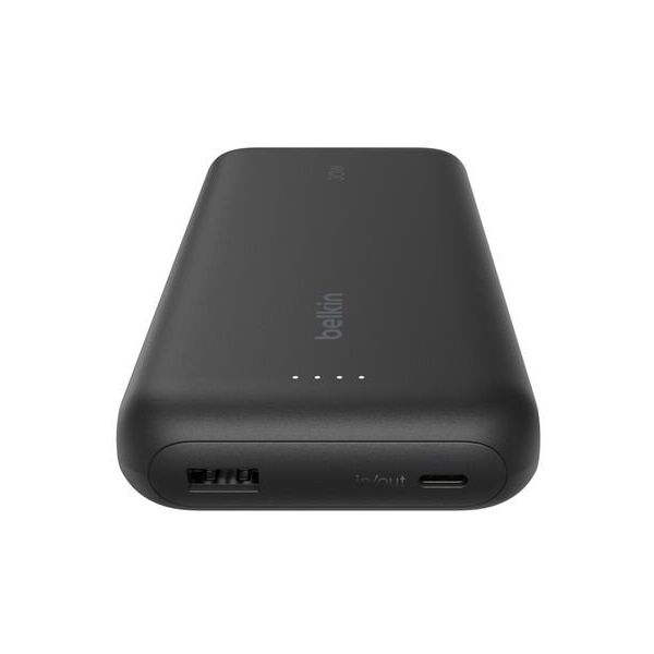 Φορητός φορτιστής Belkin 20.000mAh μαύρο 30W με ενσωματωμένο καλώδιο USB-C BPB024hqBK