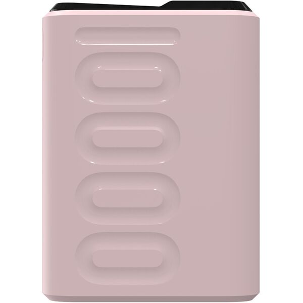 Φορητός φορτιστής RealPower PB-10000C PD+ με 3xType-C, Ροζ