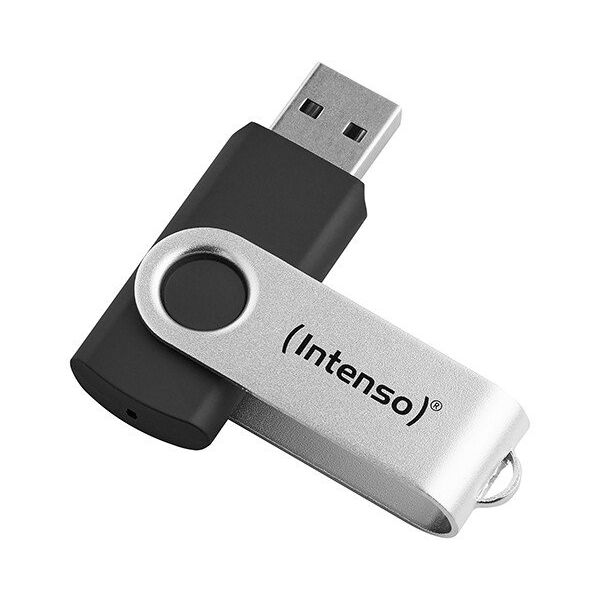 Στικάκι USB Intenso Office Line 64GB USB 3.2 GEN 1X1 ασημί