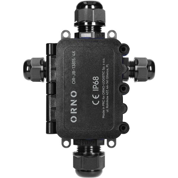 Κουτί επιφανειακής τοποθέτησης HD IP68, 0,5-6,0mm?, 2 διέλευσης M20, 2 διέλευσης M16, διάταξη X