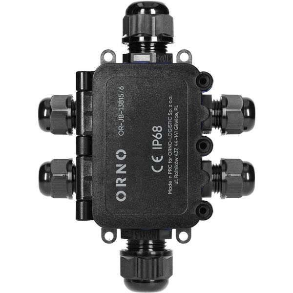 Κουτί επιφανειακής τοποθέτησης HD IP68, 0,5-6,0mm?, 2 δακτύλιοι M20, 4 δακτύλιοι M16