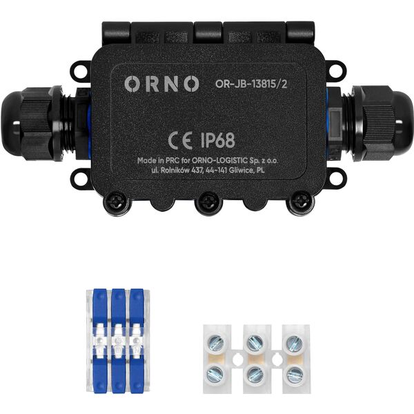 Κουτί επιφανειακής τοποθέτησης HD IP68, 0,5-6,0mm?, 2 διέλευσης M20