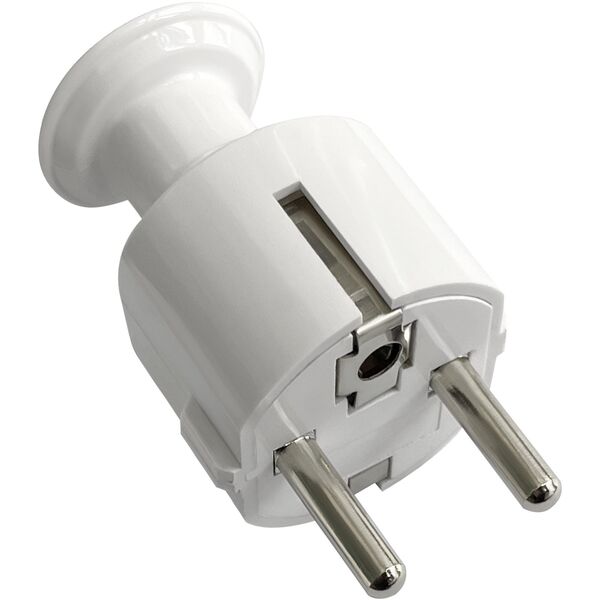 Απλός βύσμα Uni-Schuko 16A, 230V, λευκό
