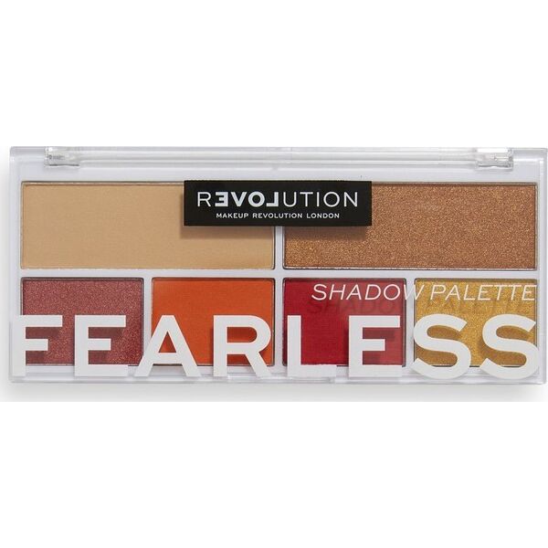 Makeup Revolution Makeup Revolution Relove Paletka cieni do powiek (6) Fearless 1szt