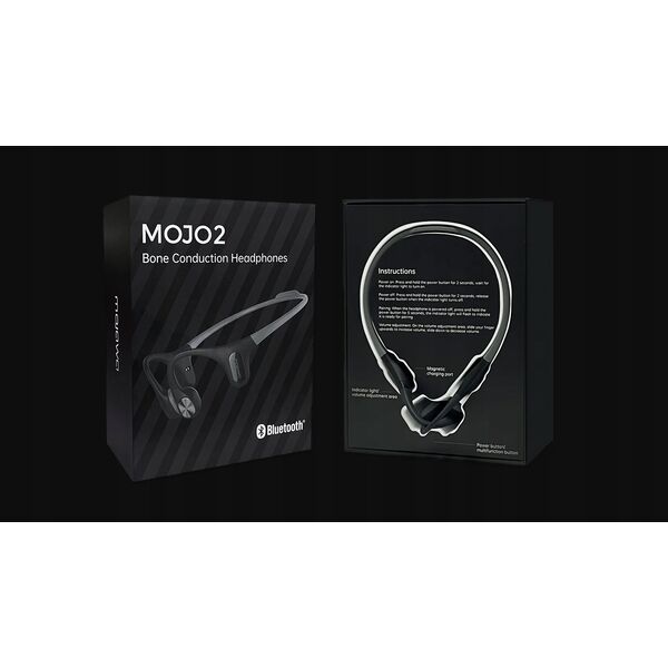 Słuchawki Mojawa Run Air IP67 - wodoodporne bezprzewodowe słuchawki z przewodzeniem kostnym (black)