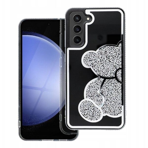 Θήκη TEDDY BEAR για SAMSUNG S25 Ultra ασημί