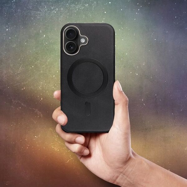 Θήκη GENTLEMAN MAG COVER συμβατή με MagSafe για IPHONE 16 PRO MAX μαύρο