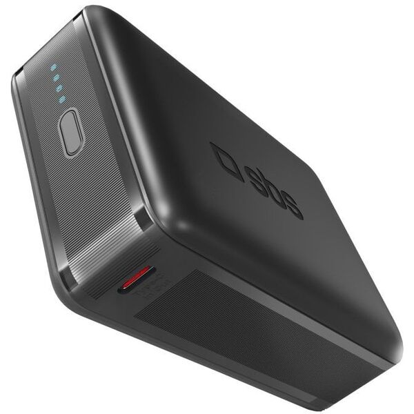 SBS TEBB20000HDPD65K φορητός φορτιστής 20 mAh Μαύρο