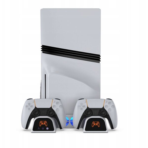 Βάση ψύξης και φόρτισης YAXO ARCTIC BREEZE NE για PS5/PS5 Slim/PS5 Pro Alpine White