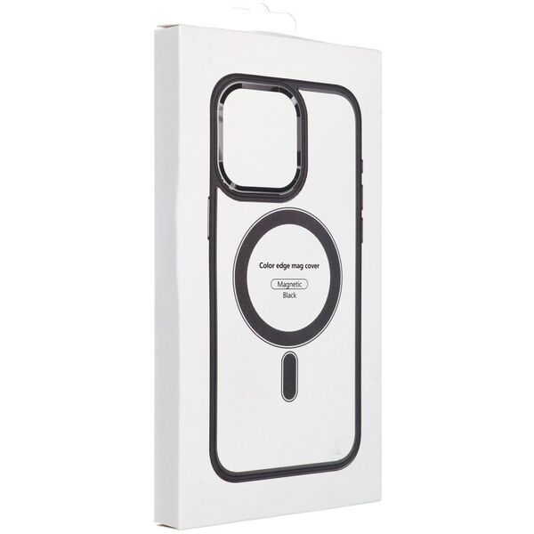 Θήκη COLOR EDGE MAG COVER συμβατή με MagSafe για IPHONE 14 Pro Max μαύρη